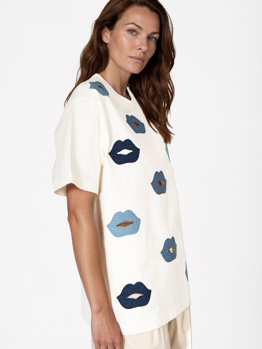 BAGGY SHIRT - BLUE VELVET