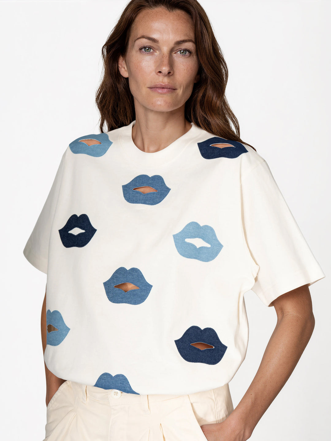 BAGGY SHIRT - BLUE VELVET