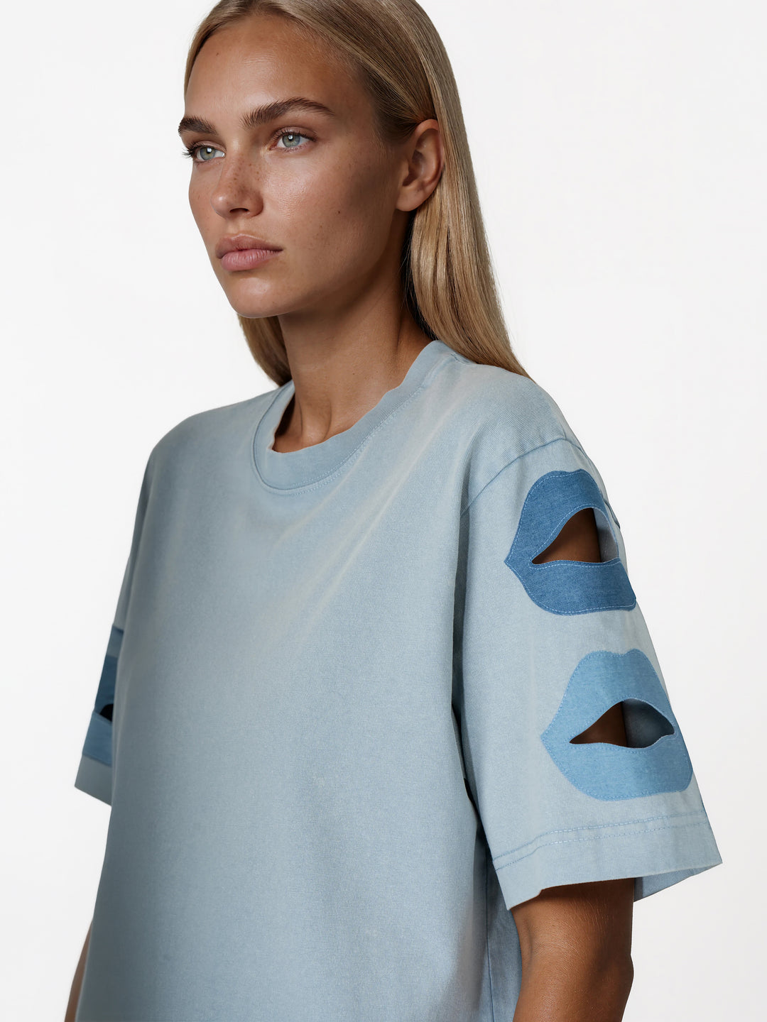 BAGGY SHIRT - KISSED IN BLUE