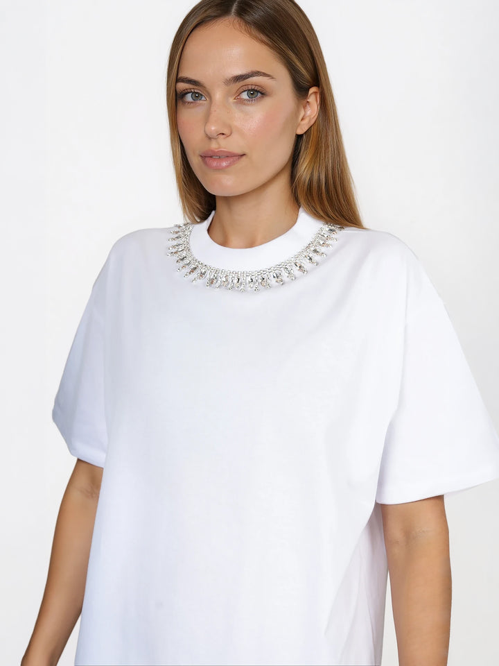 BOXY SHIRT - COSMIC GLOW WHITE