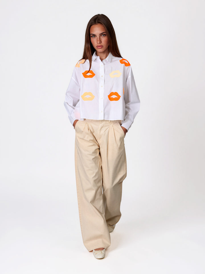 BOXY BLOUSE - BLUSH CRUSH