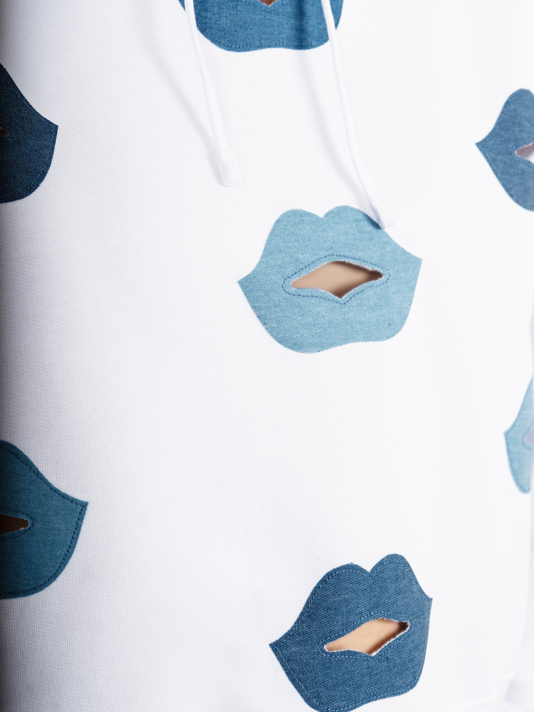 BOXY HOODIE - BLUE VELVET