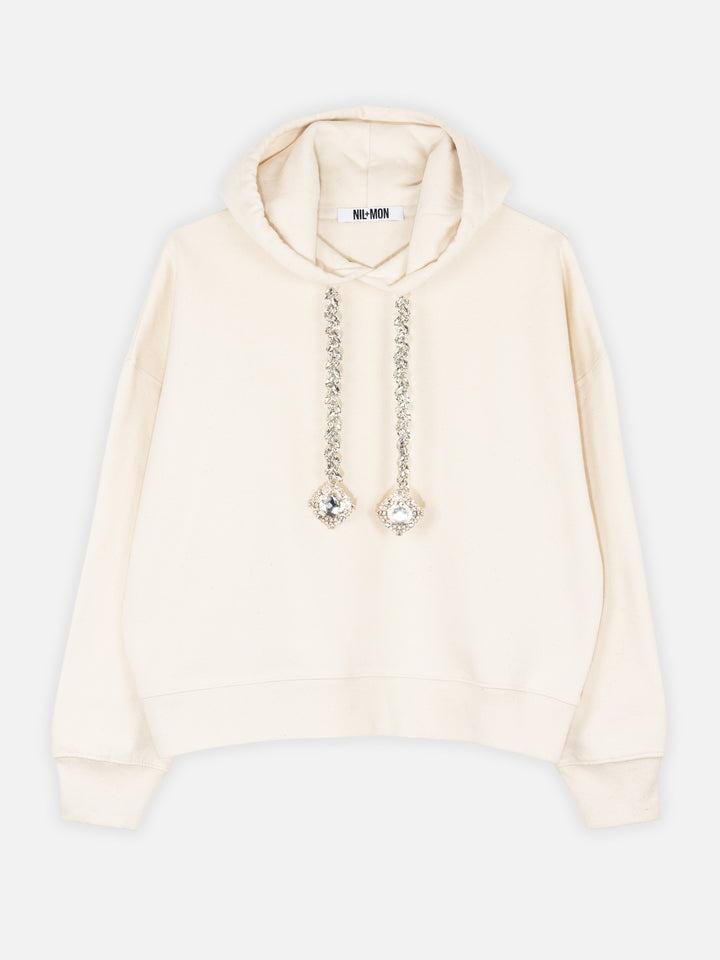 BOXY HOODIE - VOYAGE CREME