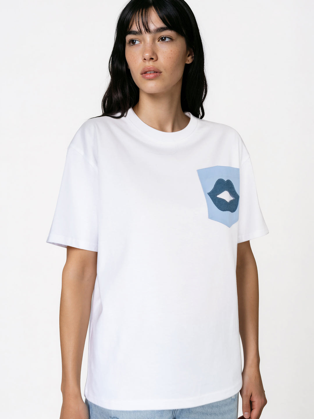 BOXY SHIRT - POCKET LIPS