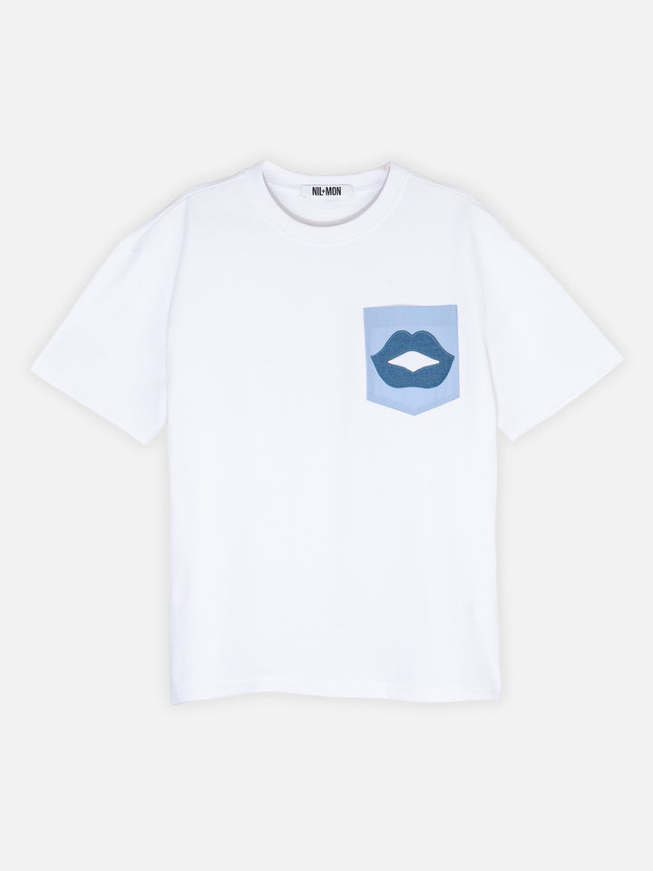 BOXY SHIRT - POCKET LIPS