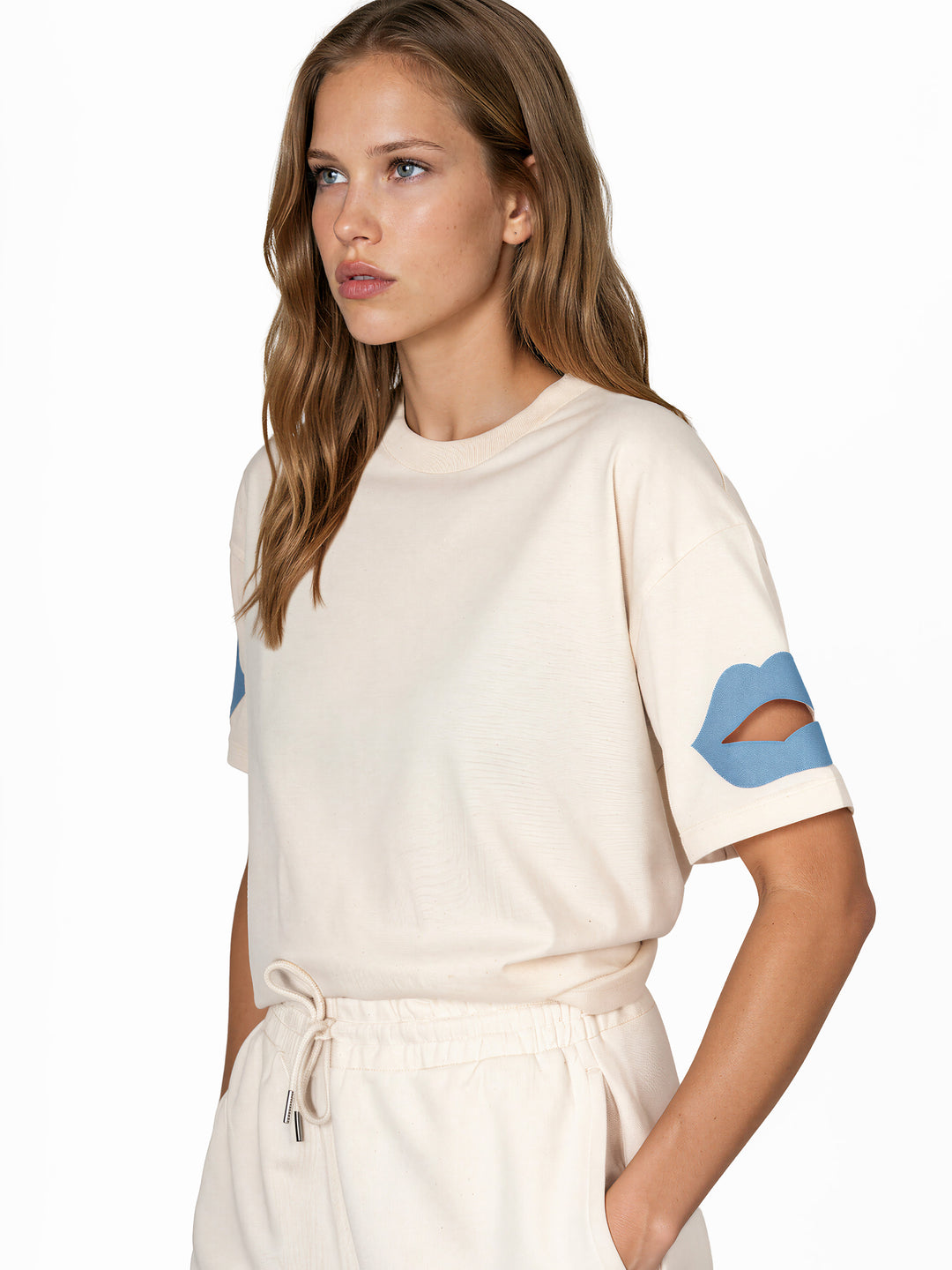 BOXY TEE - SIGNATURE LIPS C
