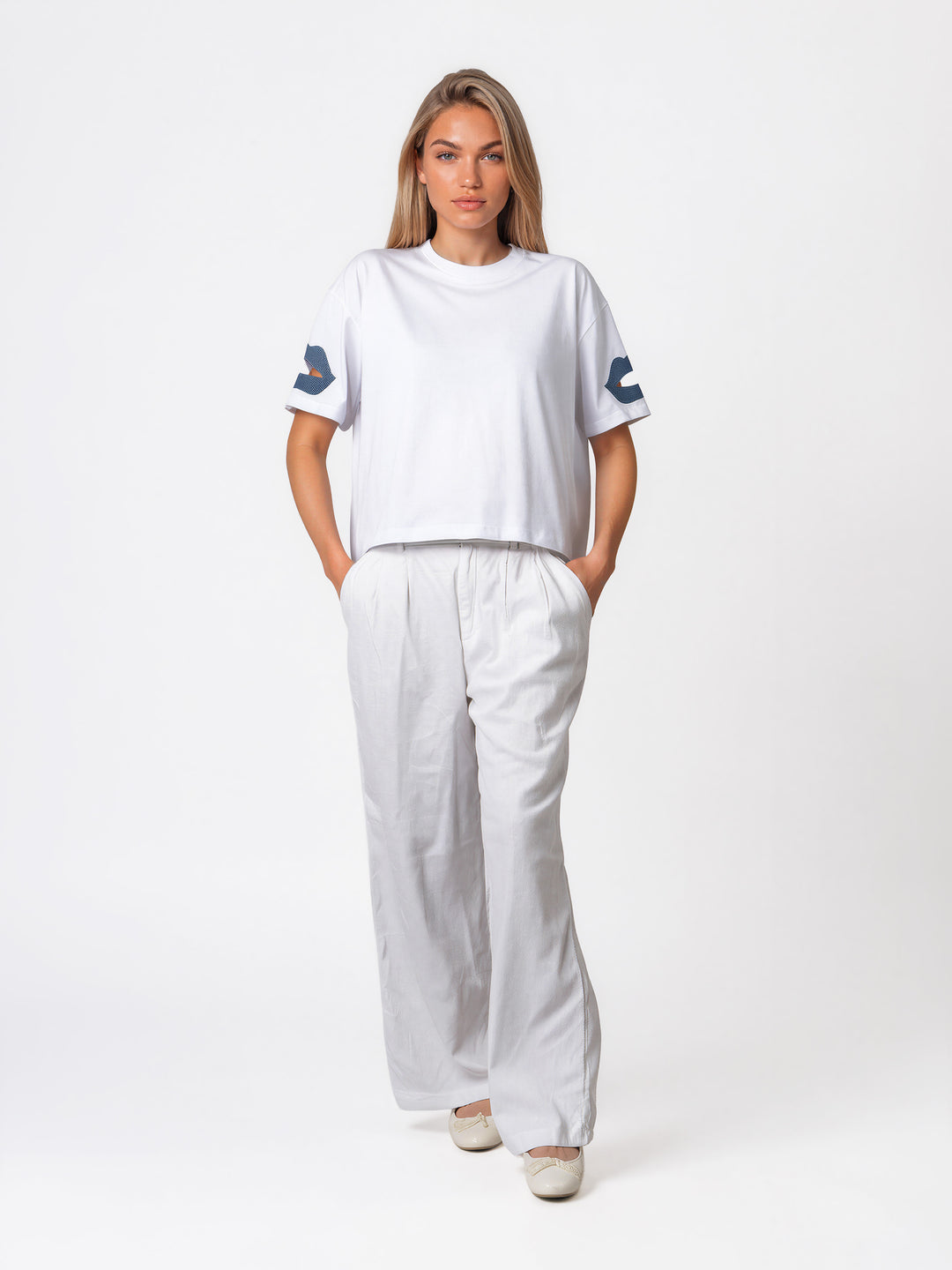 BOXY TEE - SIGNATURE LIPS W