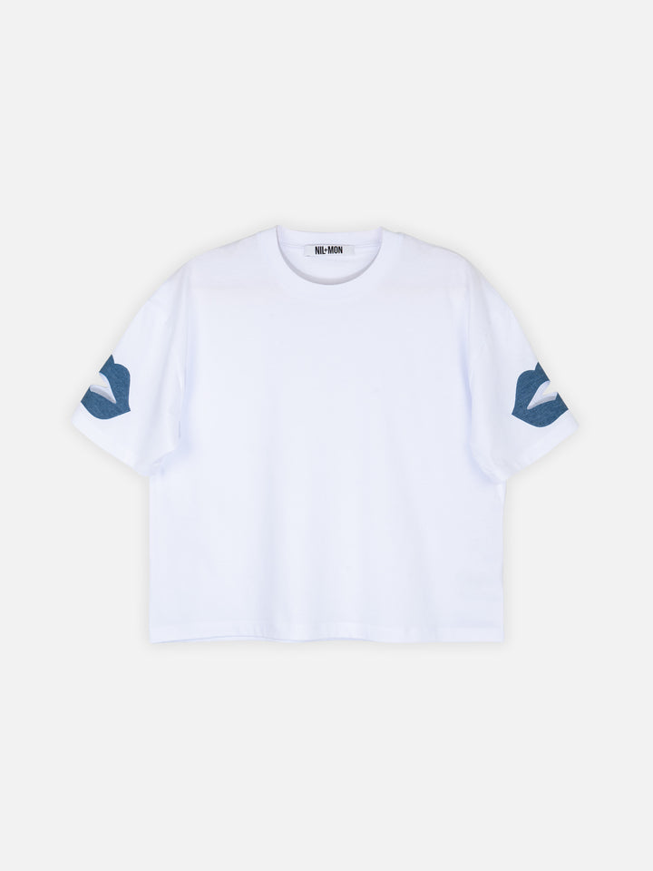 BOXY TEE - SIGNATURE LIPS W