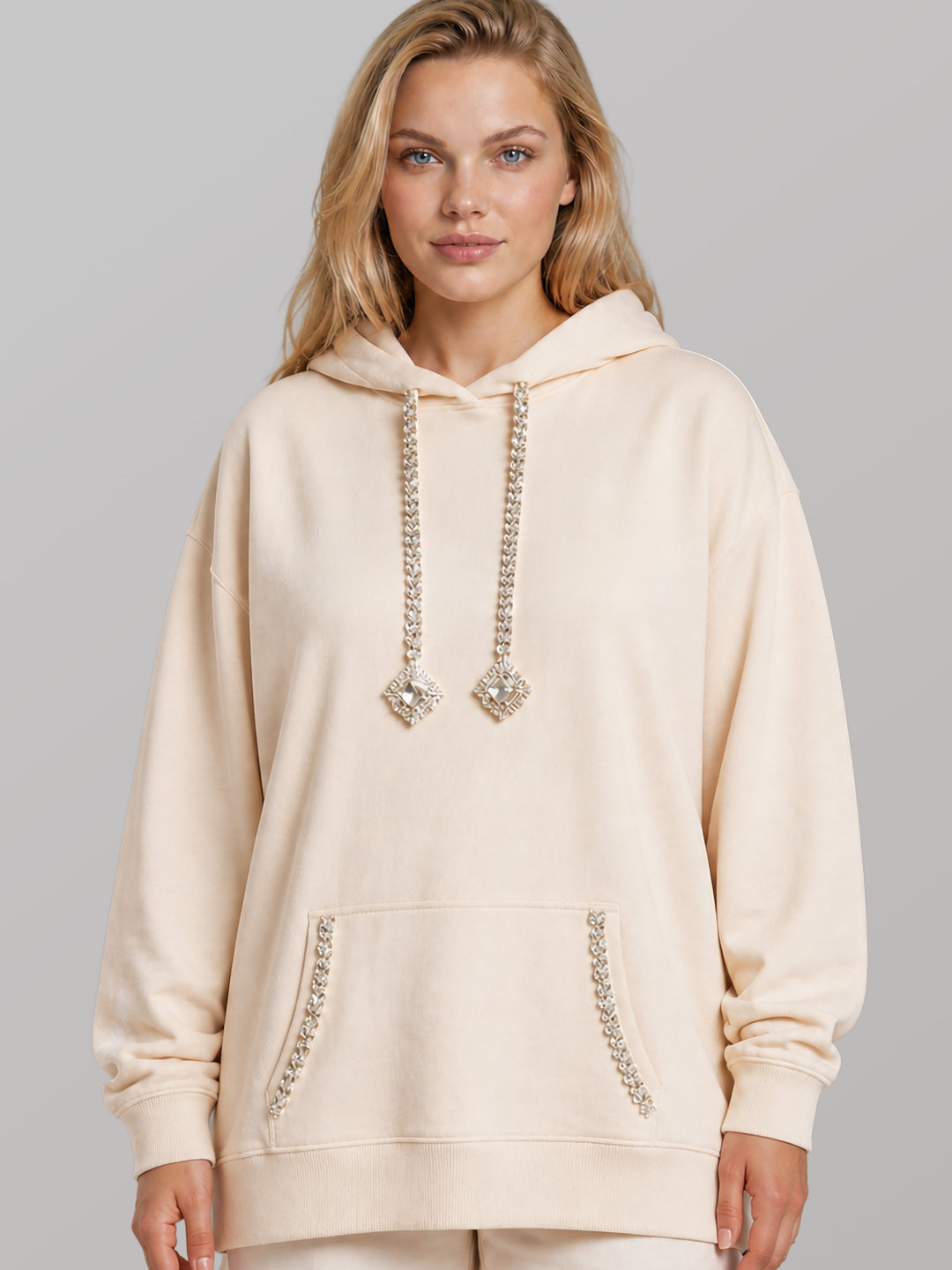 HOODIE - LUNAR GLOW CREME