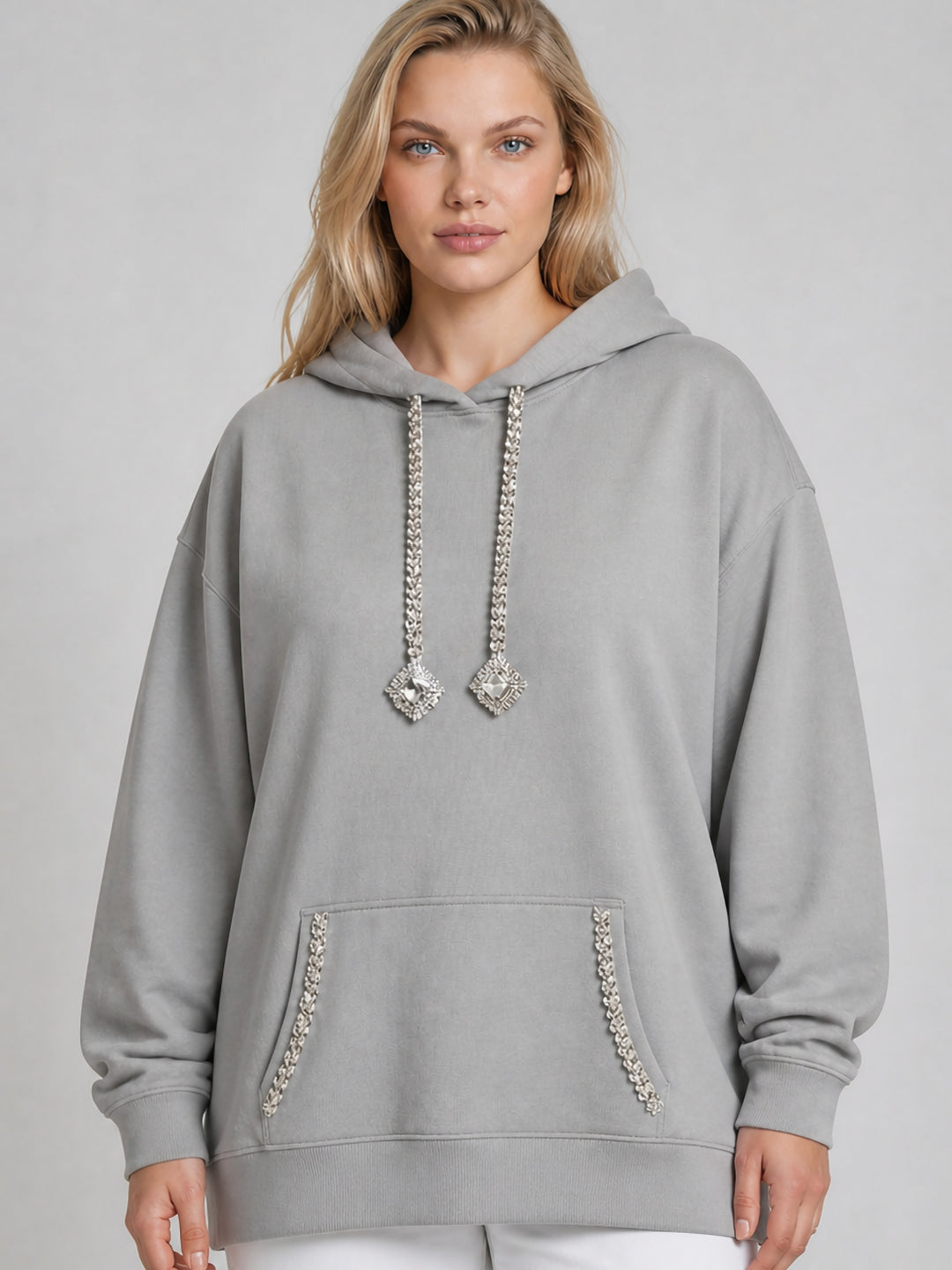 HOODIE - LUNAR GLOW LIGHT GREY
