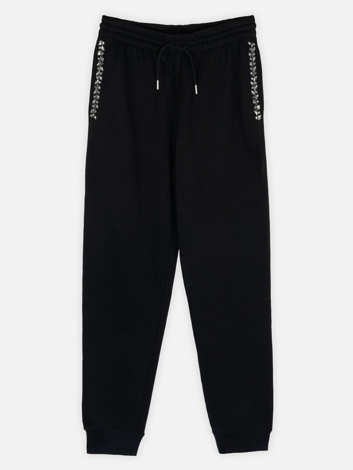 PANTS - CRYSTAL ORBIT BLACK