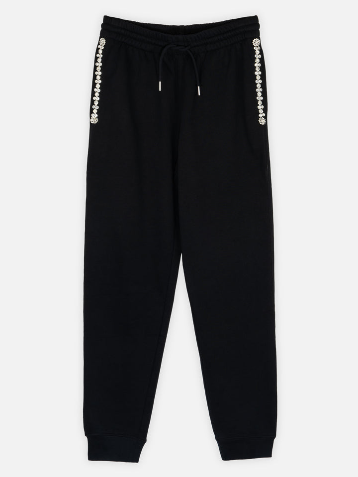 PANTS - CRYSTAL ORBIT BLACK