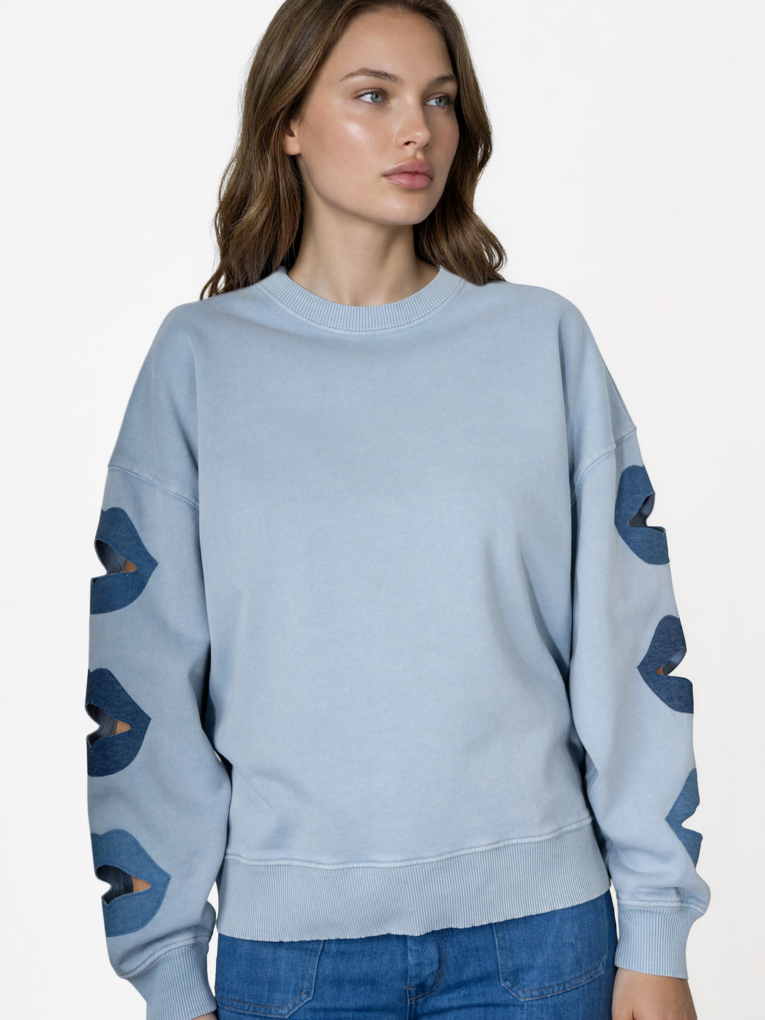 SWEATSHIRT - KISSED IN BLUE