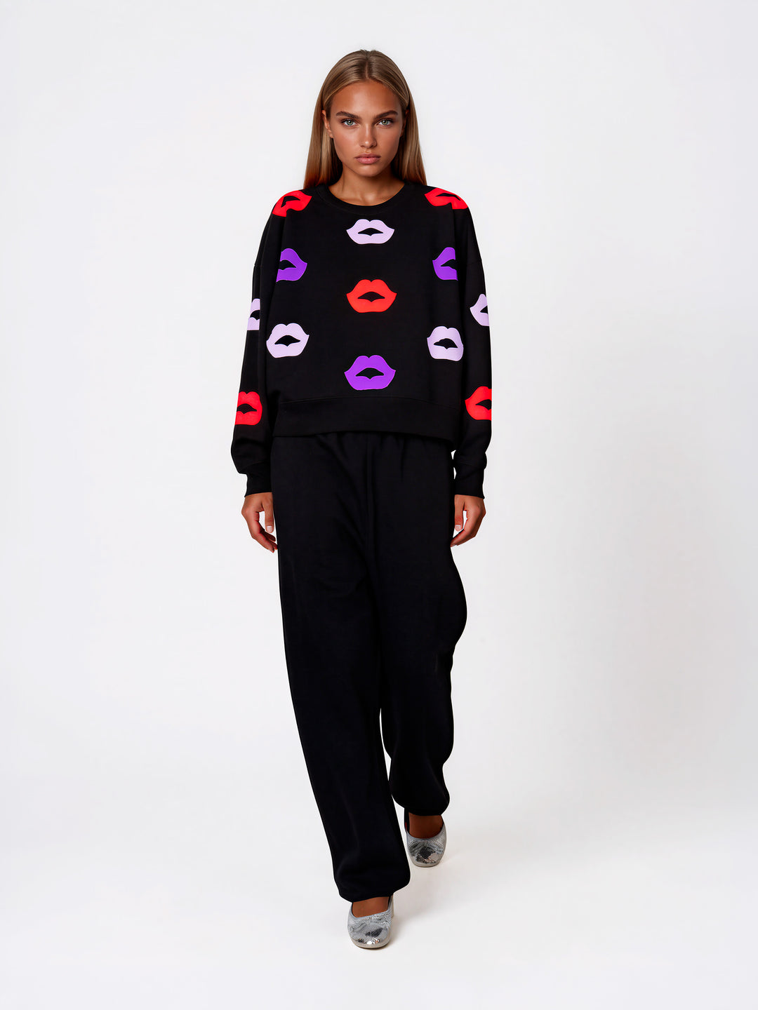 BOXY SWEAT - NEON BLOOM B