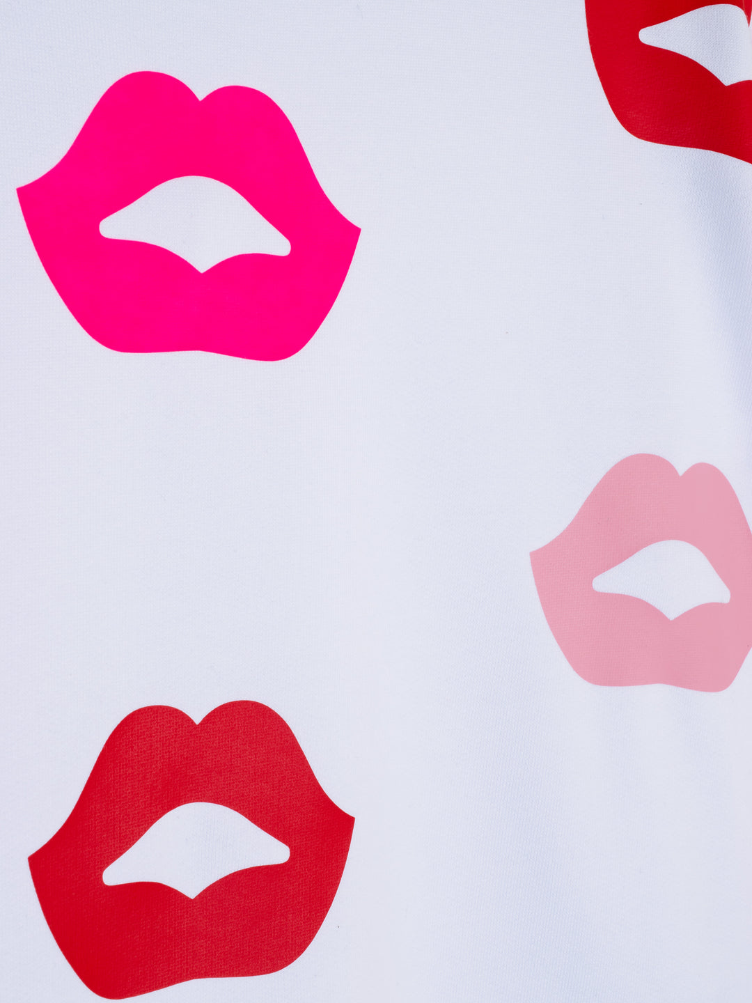 BOXY SWEAT - NEON BLOOM W