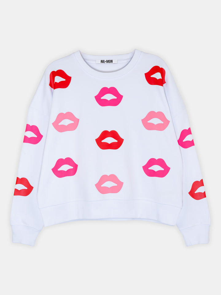 BOXY SWEAT - NEON BLOOM W