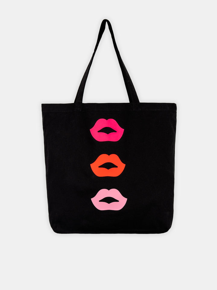 TOTE BAG - NEON LIPS B