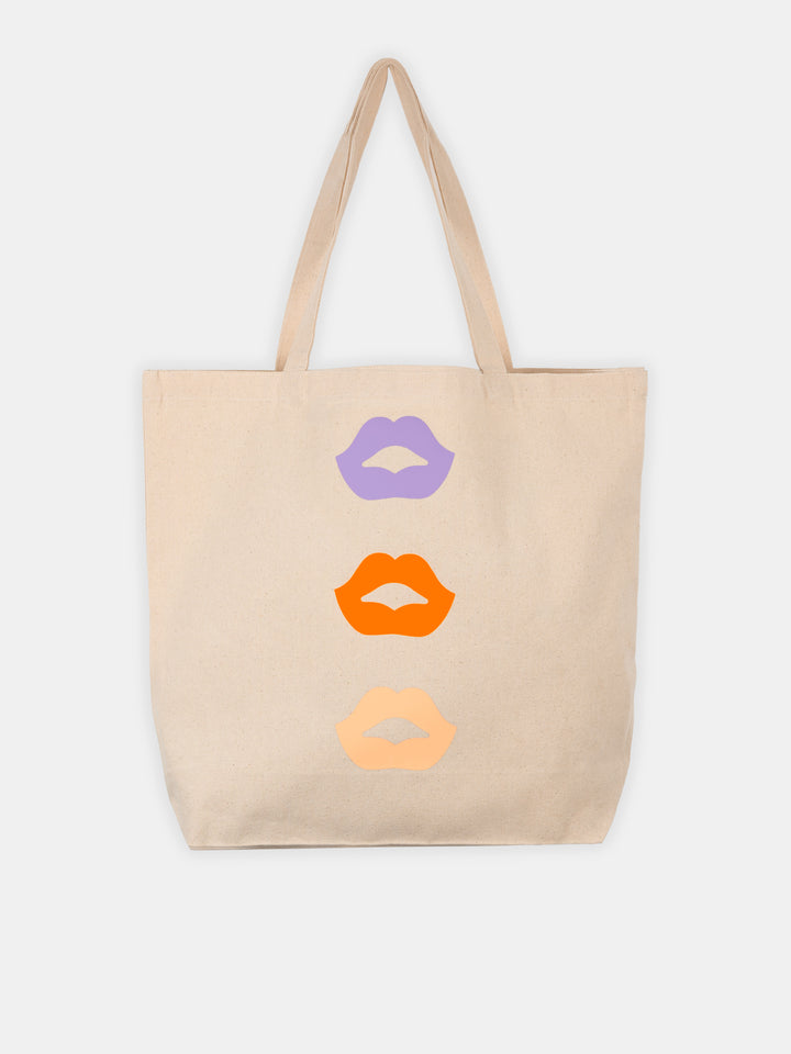 TOTE BAG - NEON LIPS C