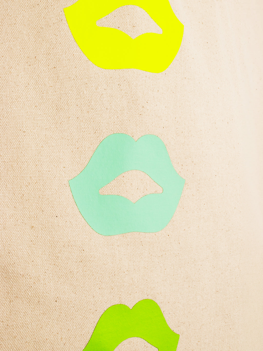 TOTE BAG - NEON LIPS Y