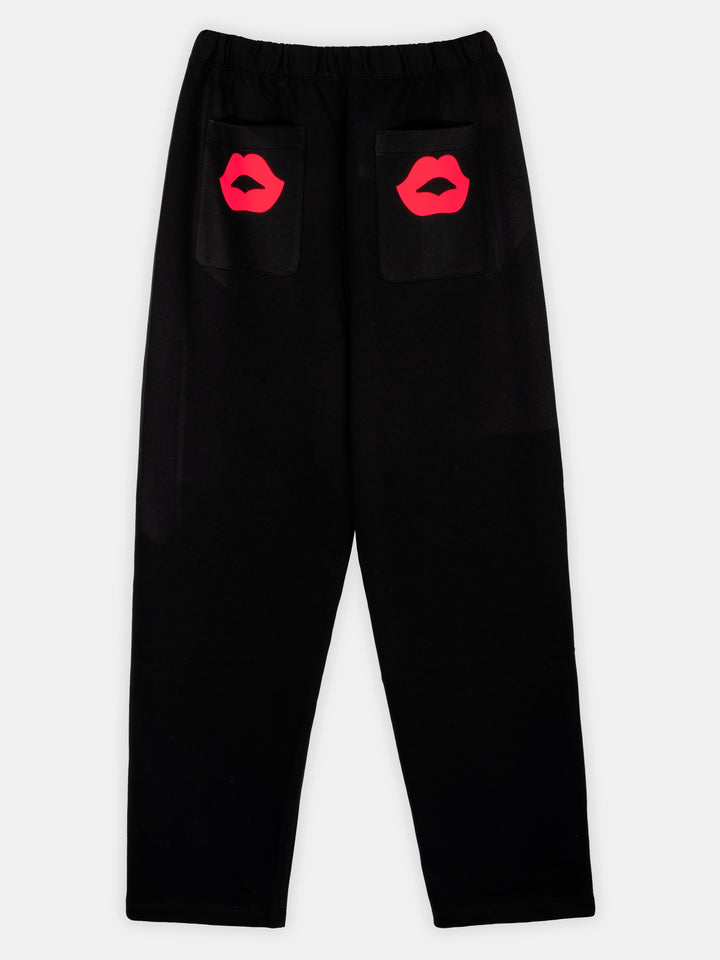 WIDE LEG PANTS - NEON LIPS