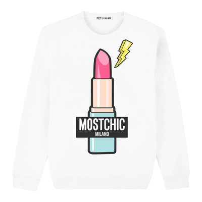 Sweatshirt "TZ Mostchic" - white