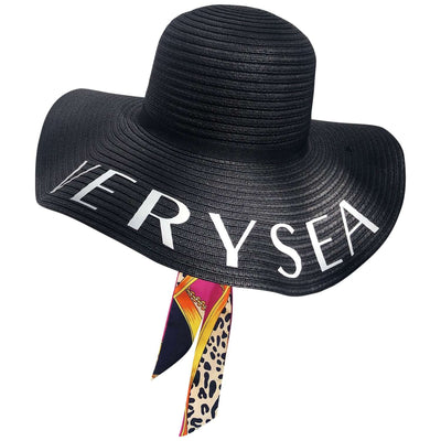 Funchal Sun Hat "Verysea" - black