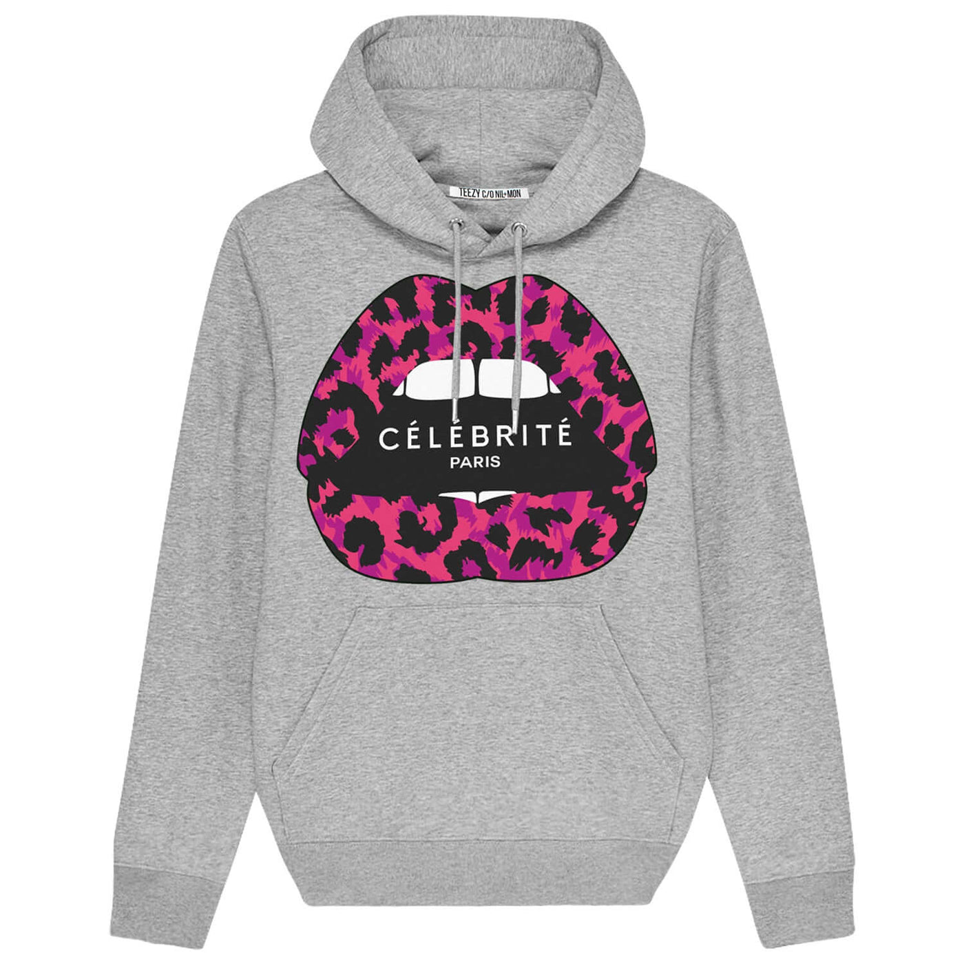 Hoodie "TZ Celebrite Pink" - heather grey