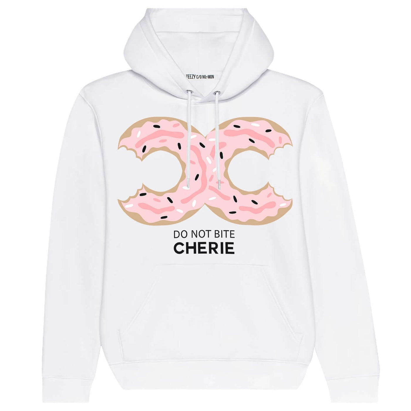 Hoodie "TZ Cherie" - white