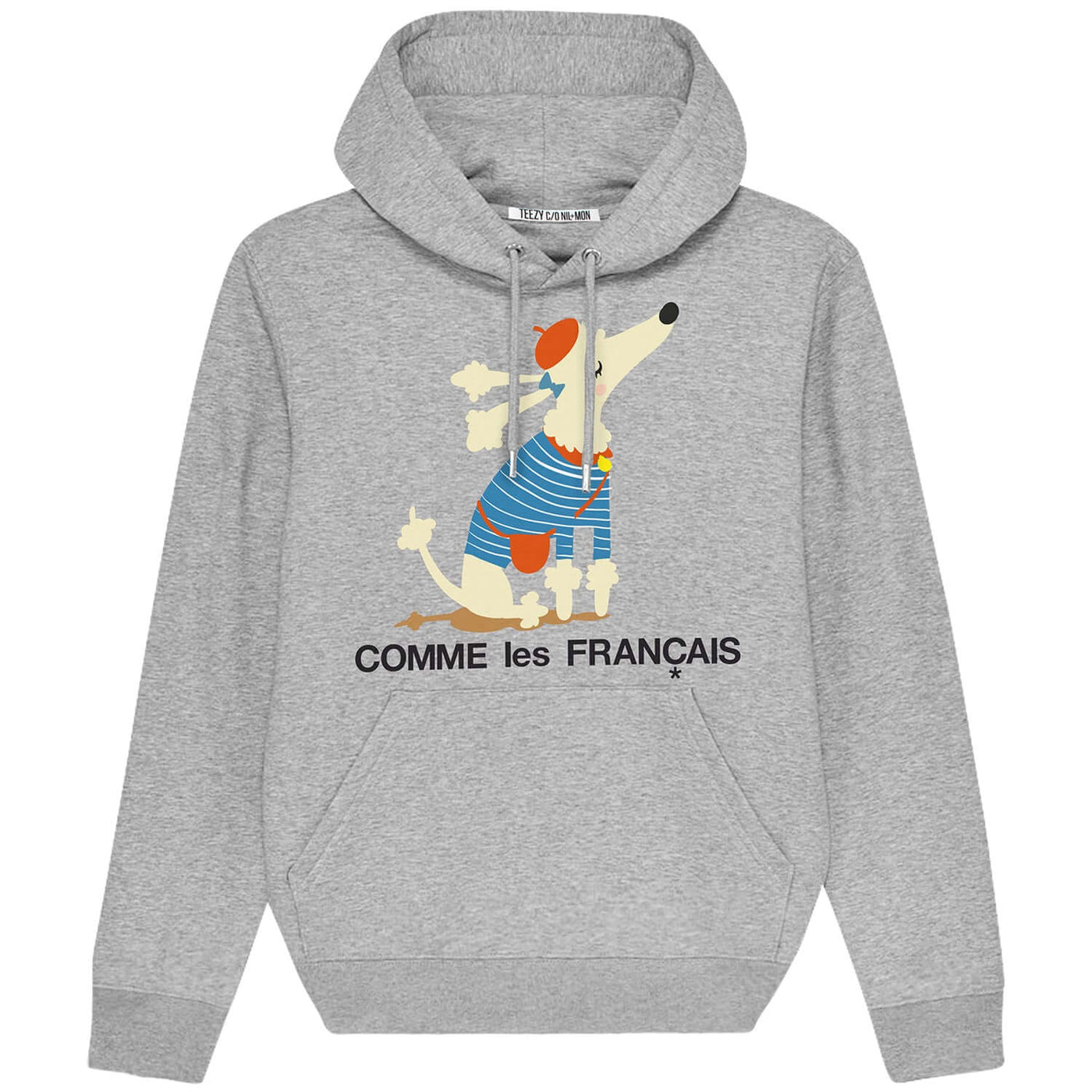 Hoodie "TZ Comme LF" - heather grey