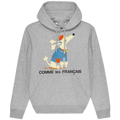 Hoodie "TZ Comme LF" - heather grey