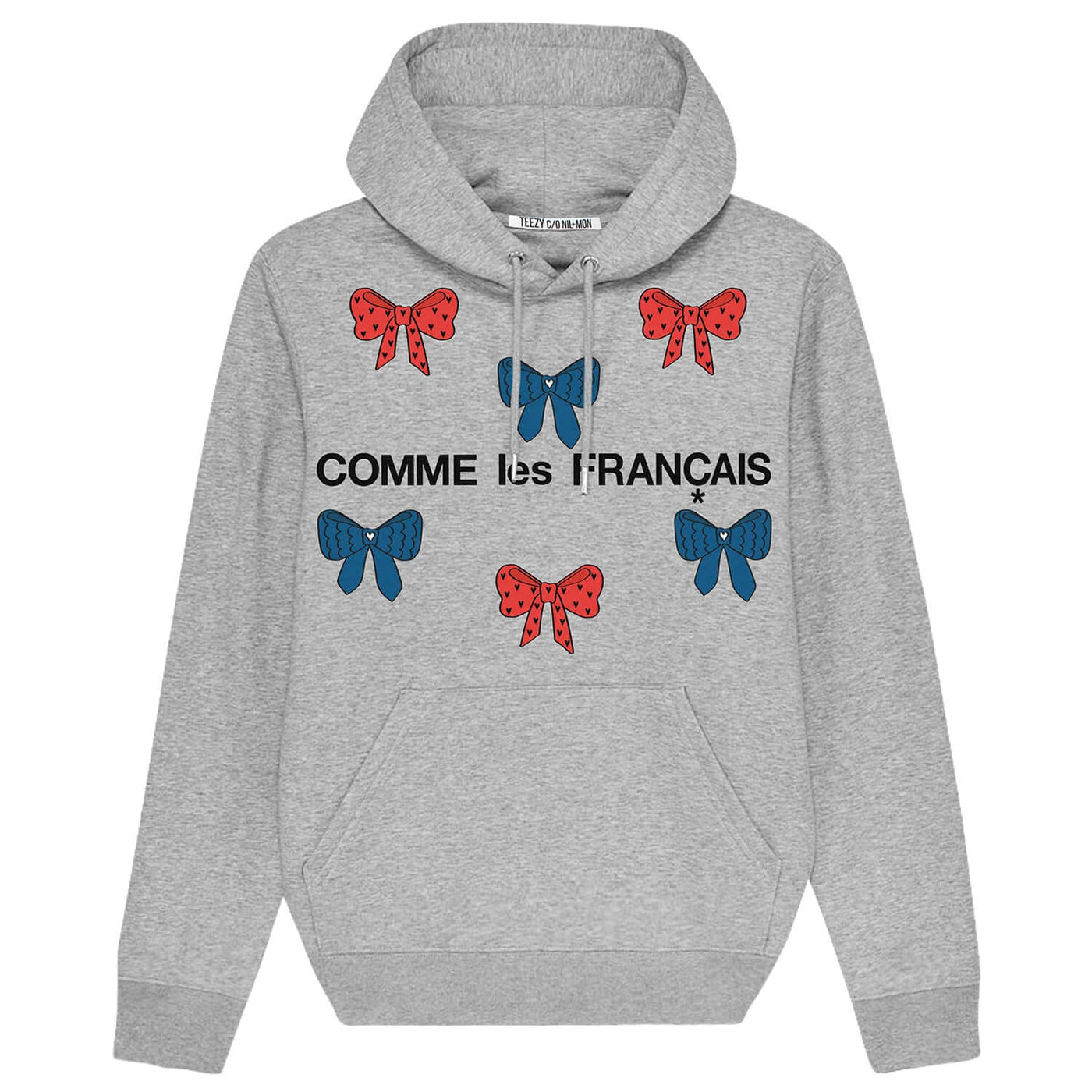 Hoodie "TZ Comme" - heather grey