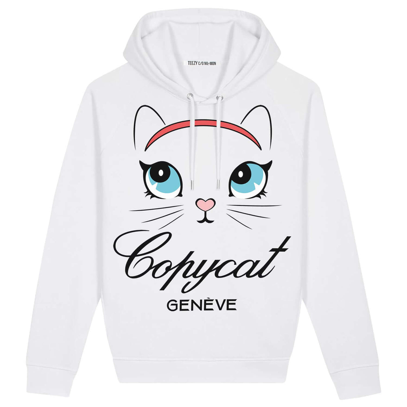 Hoodie "TZ Copycat" - white