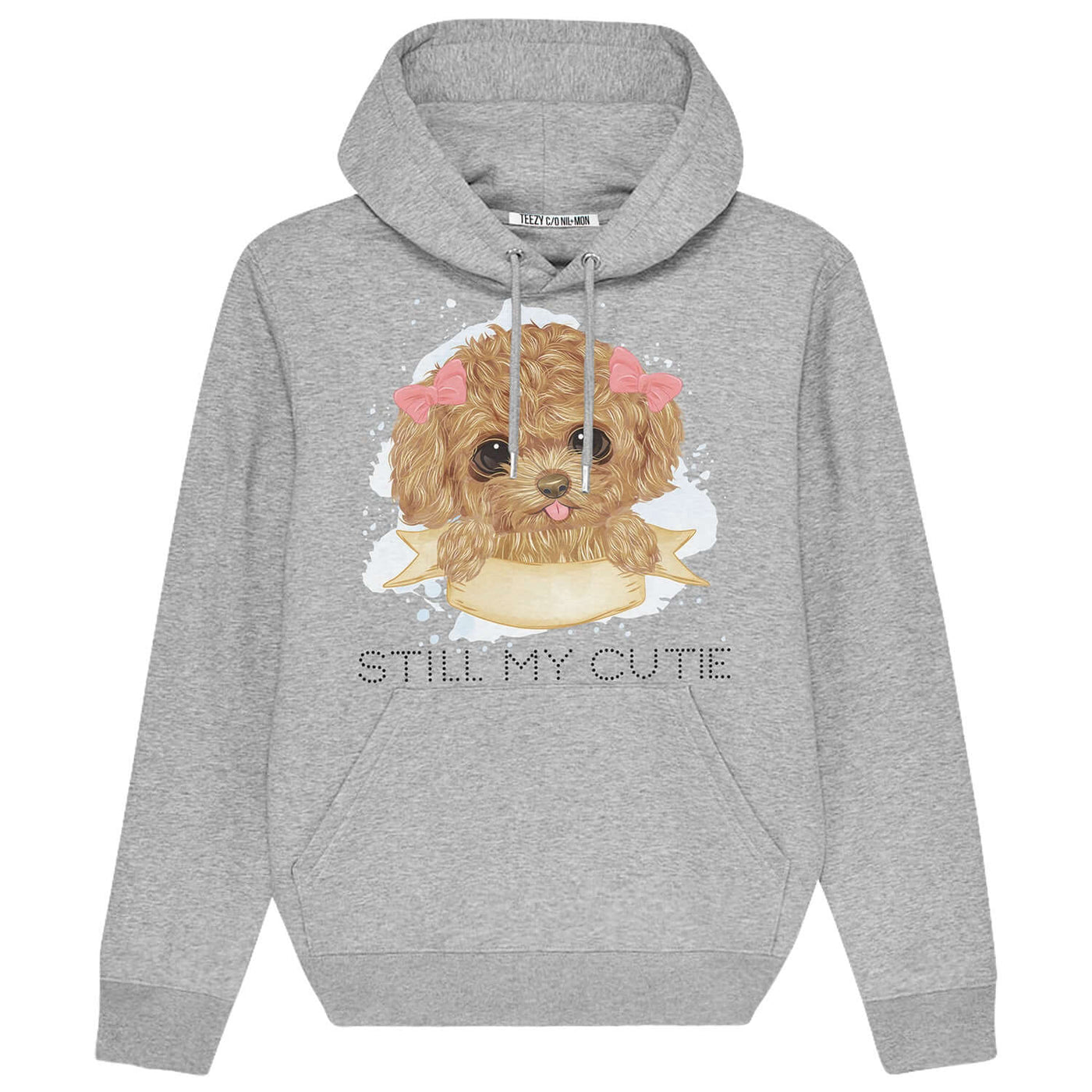 Hoodie "TZ Cutie" - heather grey