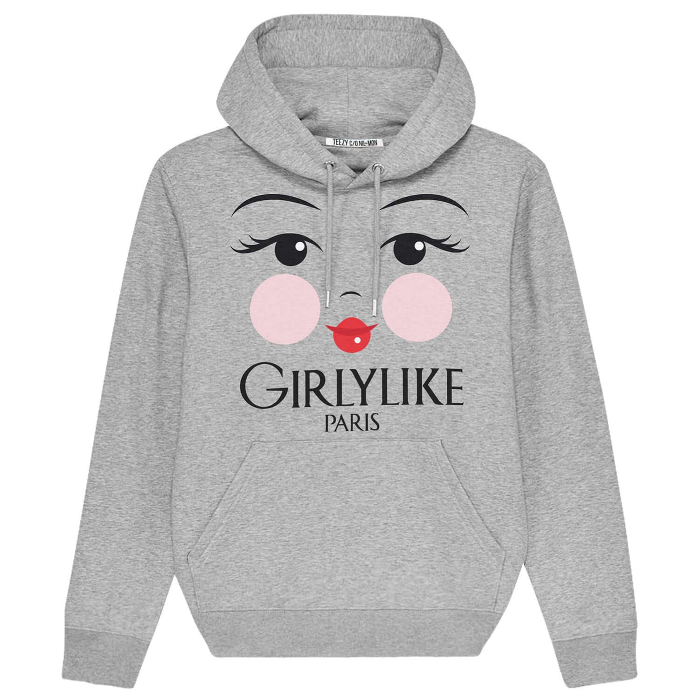 Hoodie "TZ Girlylike" - heather grey