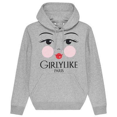 Hoodie "TZ Girlylike" - heather grey