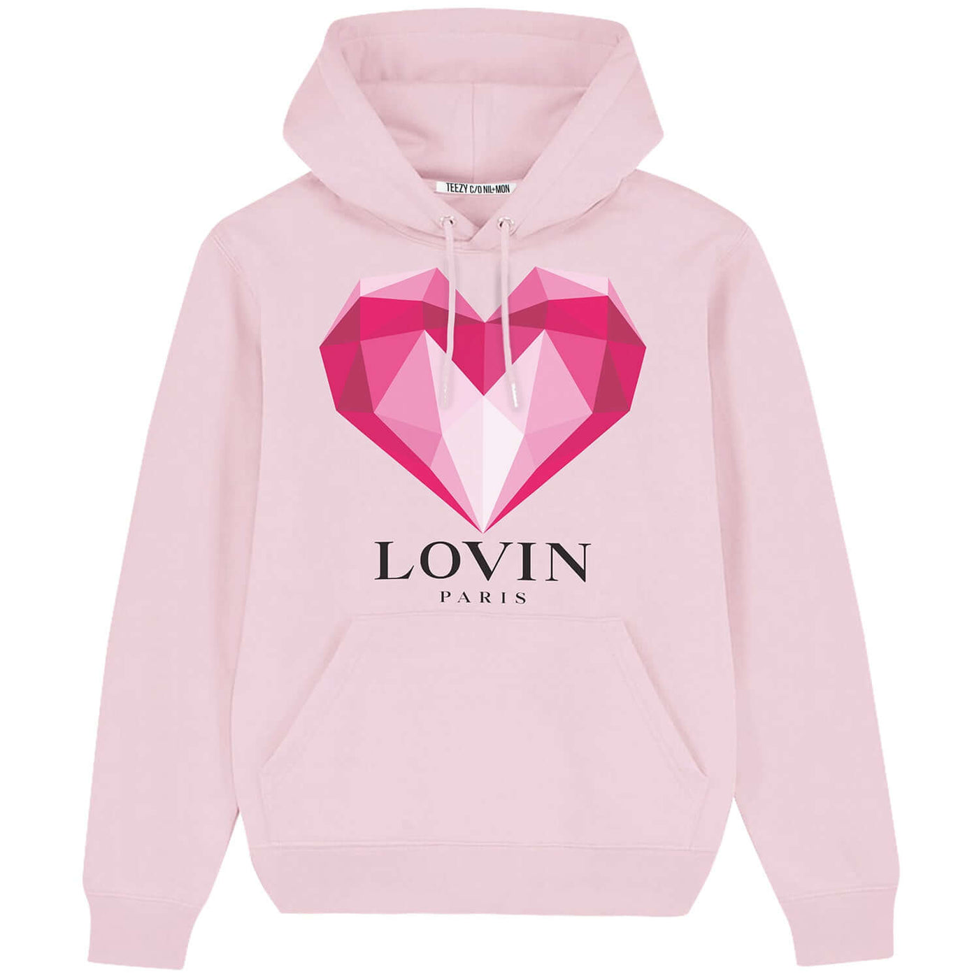 Hoodie "TZ Lovin" - light pink