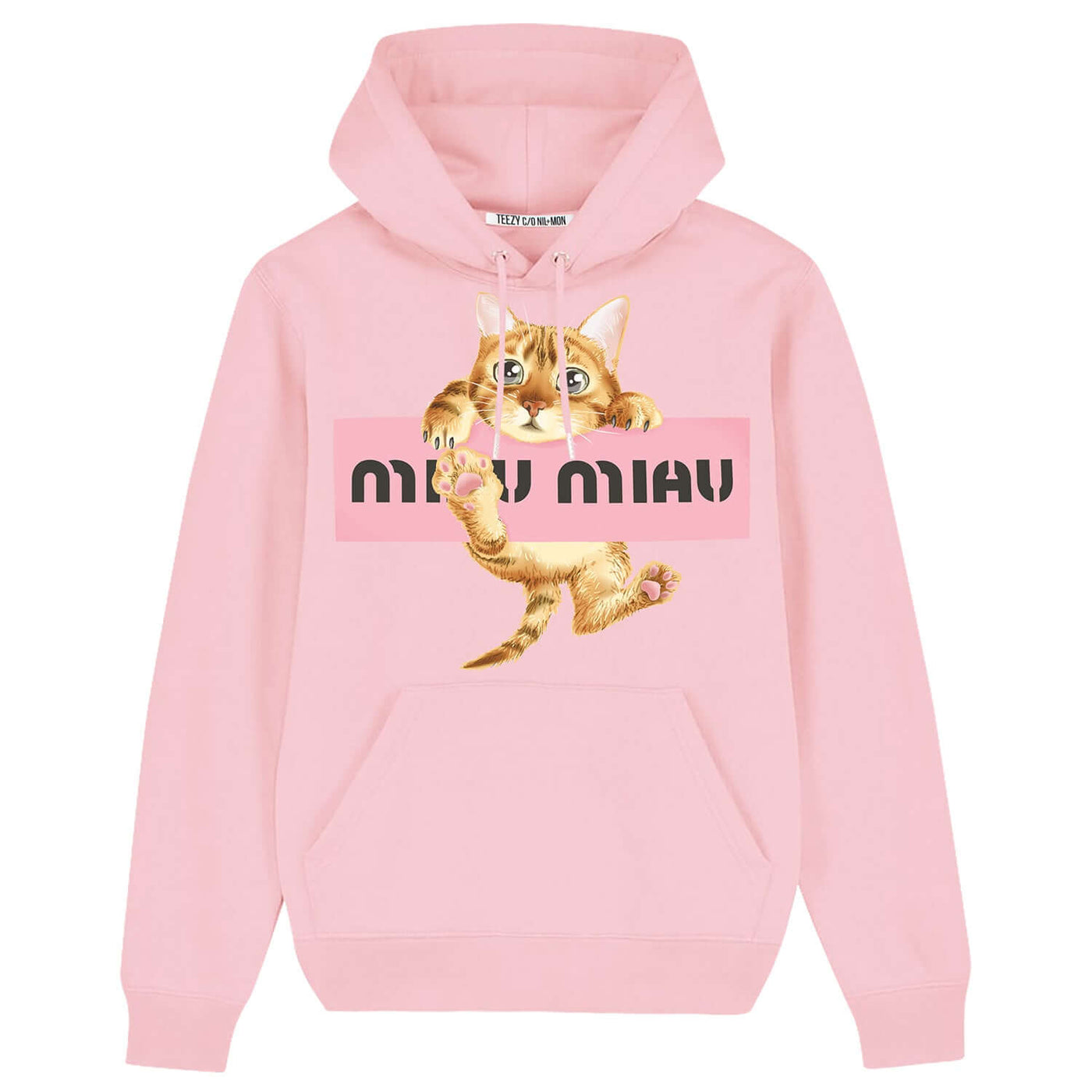 Hoodie "TZ MMiau" - light pink