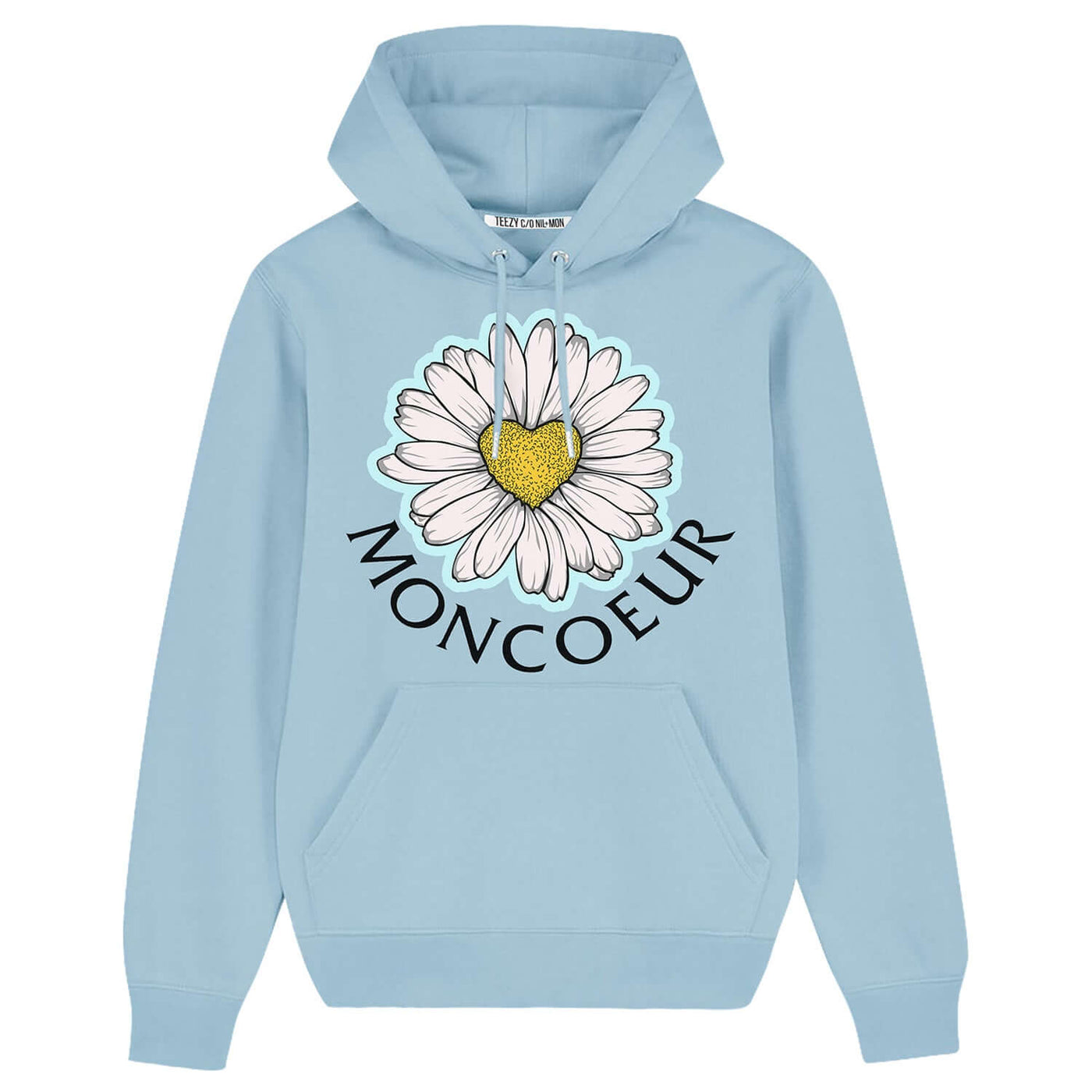 Hoodie "TZ MonCoeur Blue" - light blue