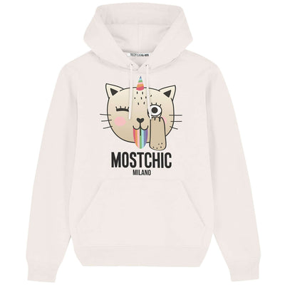 Hoodie "TZ Mostchic ML" - creme