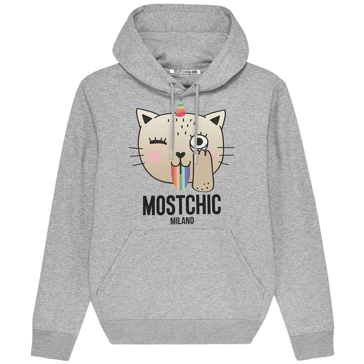 Hoodie "TZ Mostchic ML" - heather grey