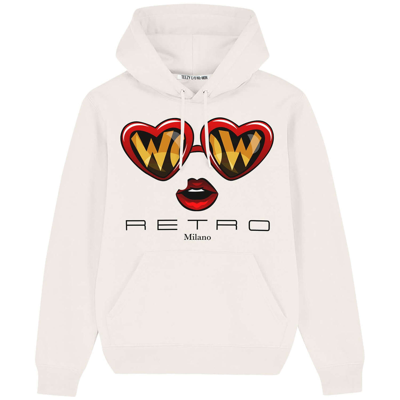 Hoodie "TZ Retro" - creme