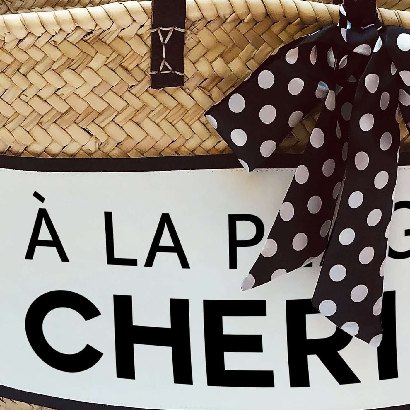 St. Tropez Bag "Cherie" - natural (Detail)