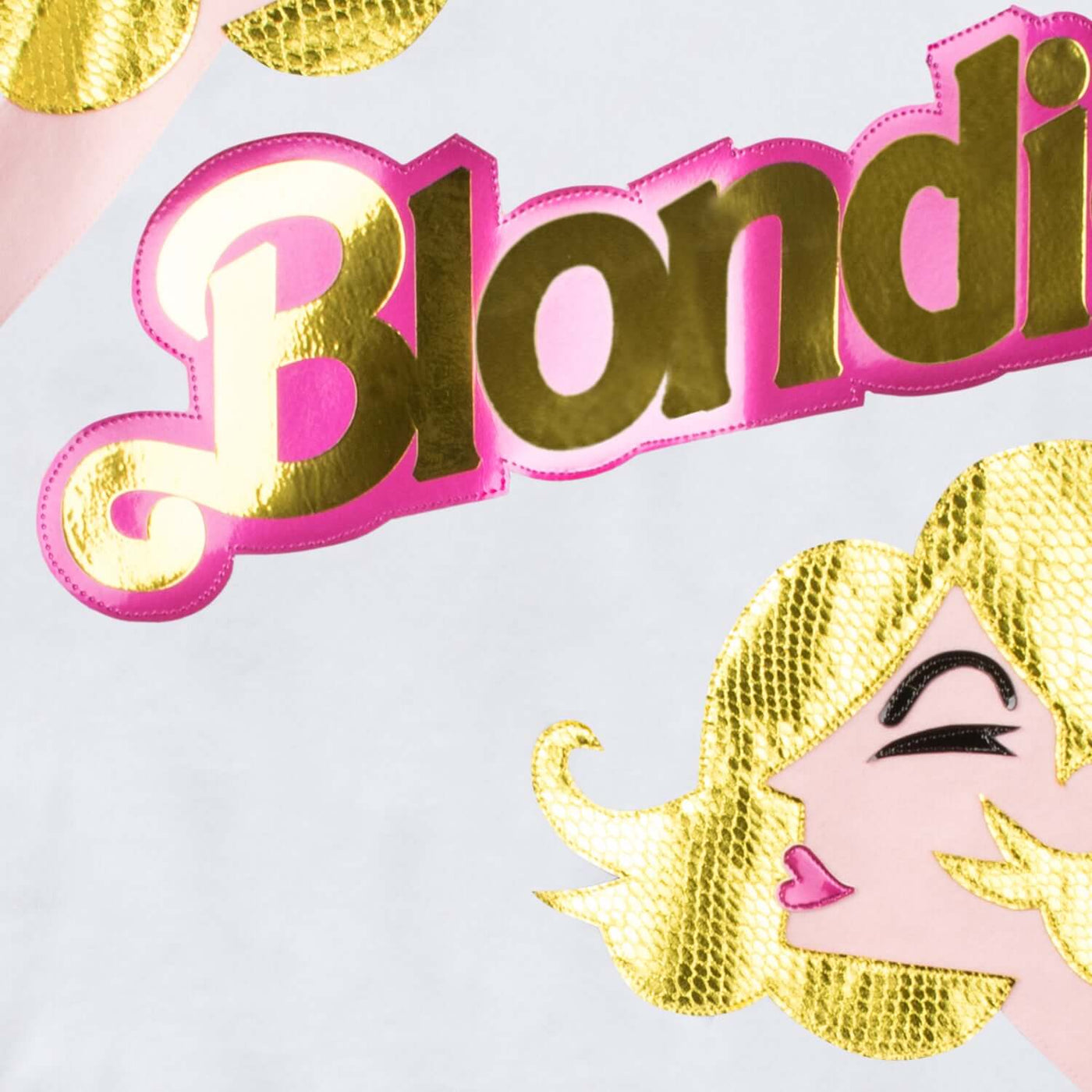 Sweatshirt "Blondie Girl" - white (Detail)