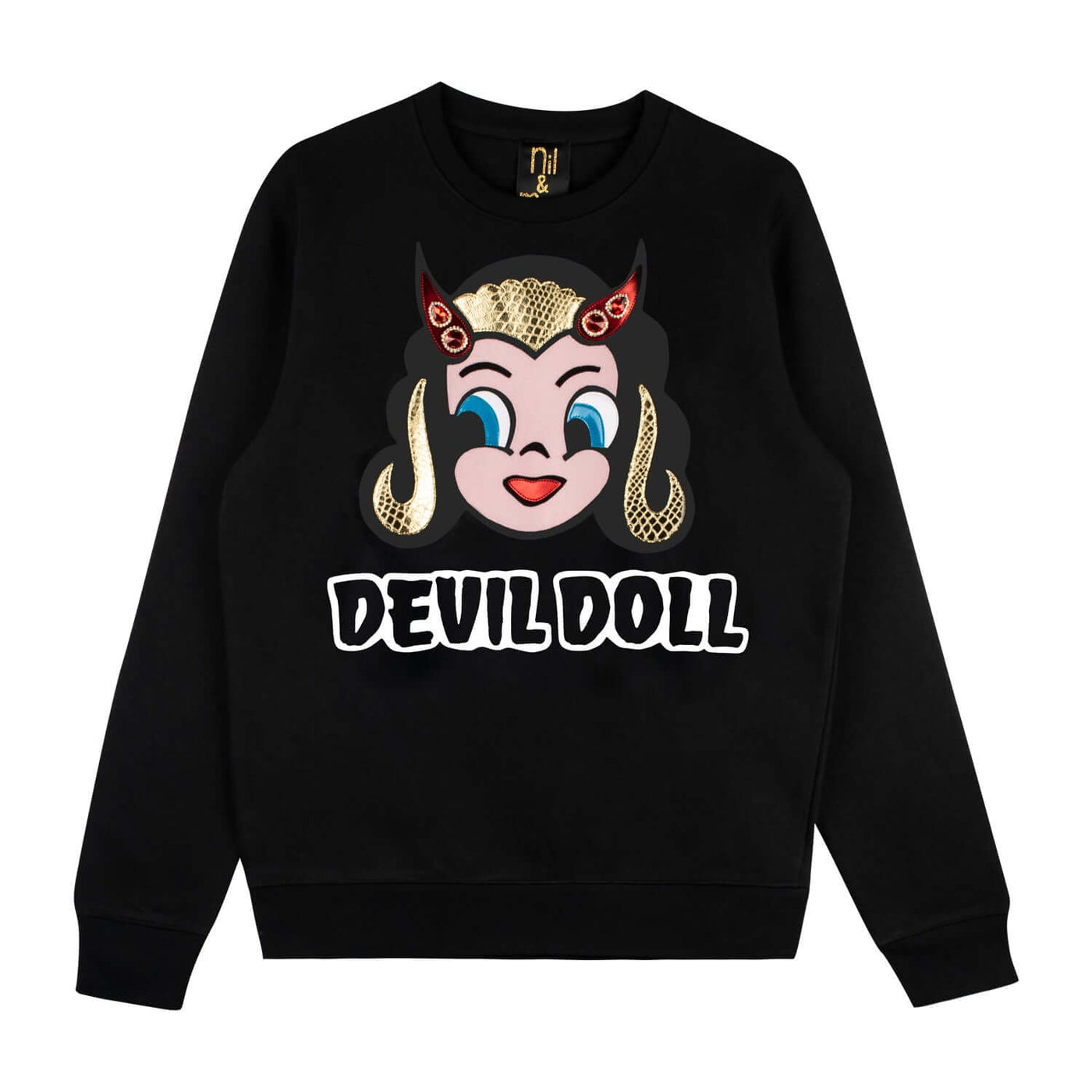NIL+MON Sweatshirt "Devil Doll"
