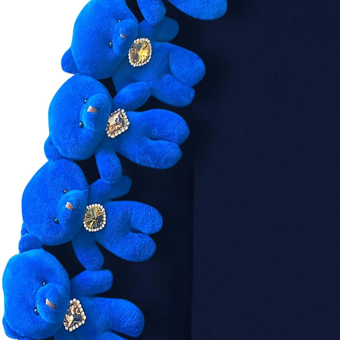 Sweatshirt "Diamond Bear" - dark blue (Detail)