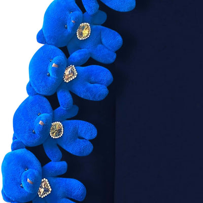 Sweatshirt "Diamond Bear" - dark blue (Detail)