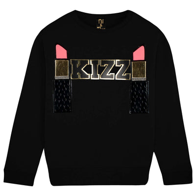 Sweatshirt "Kizz" - black