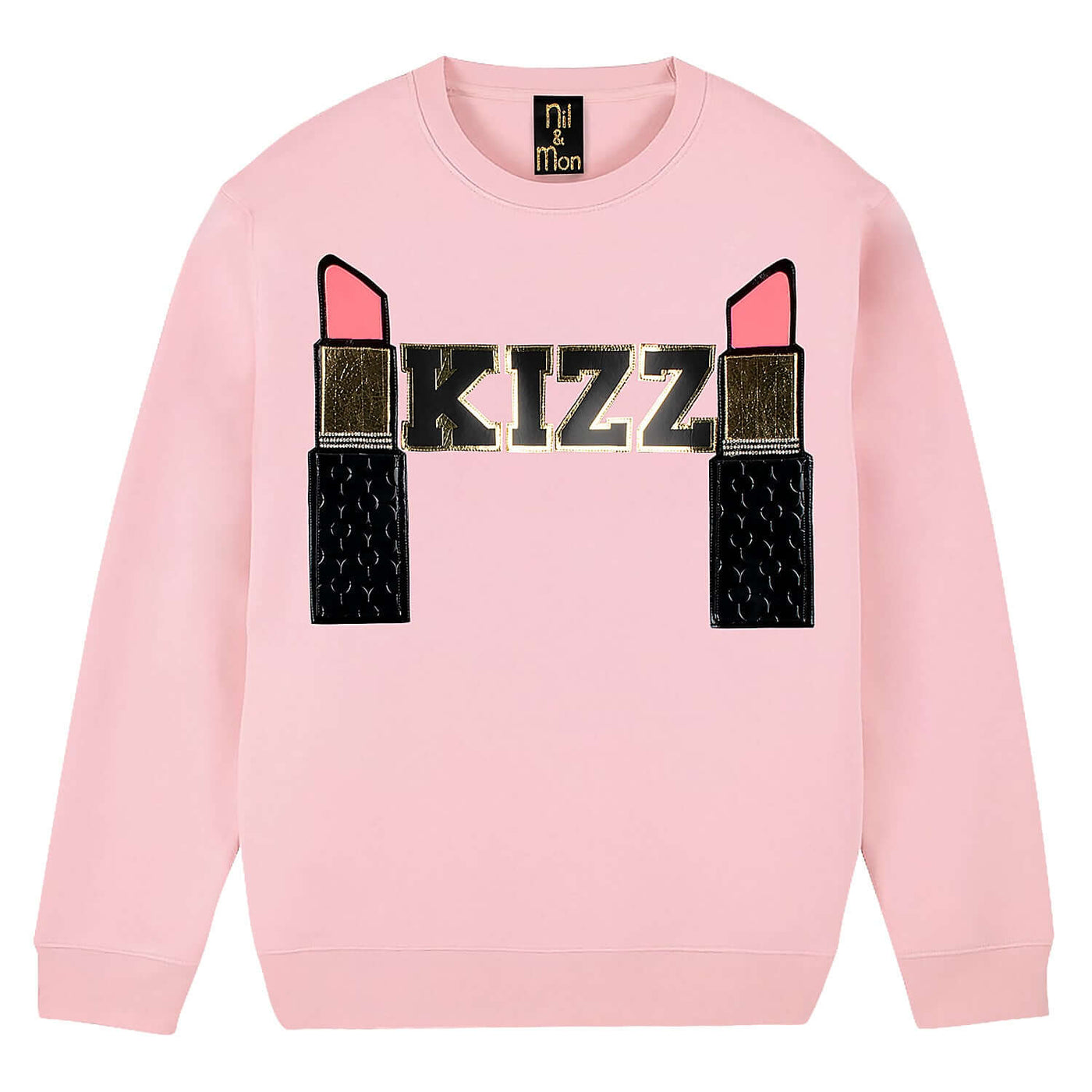 Sweatshirt "Kizz" - light pink