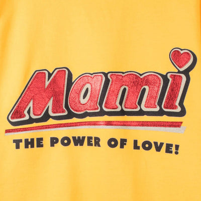 Sweatshirt "Mami" - gold (detail application)