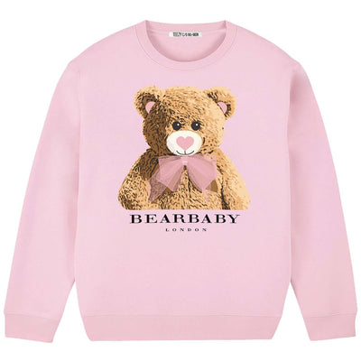 Sweatshirt "TZ Bearbaby" - dusky pink
